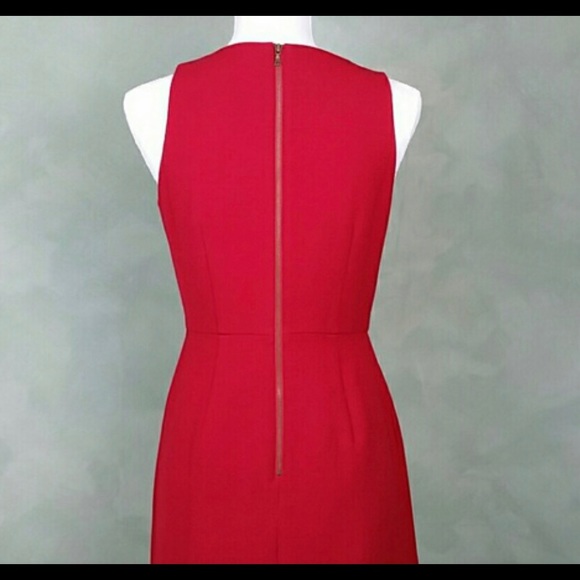 🌹LOFT Red Dress Size 2🌹 - Picture 3 of 4